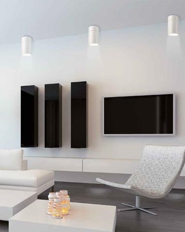 Downlight de superficie ARUBA | ARUBA/SUP/PEQ/BLANCO/5627 | Mantra | Keisu, iluminación y diseño.