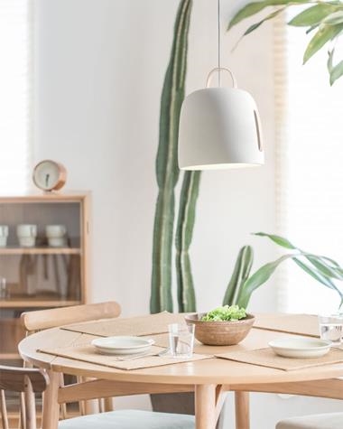 Lámpara de colgar COWBELL | COWBELL/6996/BLANCO | PLUSSMI | Keisu, iluminación y diseño.