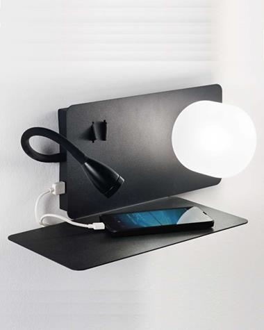 Aplique de pared BOOK | BOOK/174792/BLANCO/DERECHA | IDEAL LUX | Keisu, iluminación y diseño.