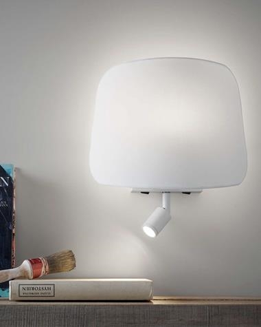 Aplique de pared ELEA | ELEA/SINGLE/5-7635-35-25/CROMO | MDC | Keisu, iluminación y diseño.