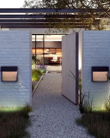 Aplique de pared exterior SISAL | SISAL/RATAN/MARRON | BOVER | Keisu, iluminación y diseño.