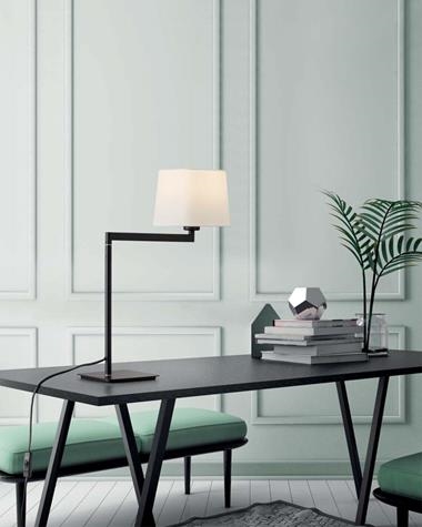 Lámpara de mesa FINESS S | FINESS/S/MESA/NEGRO | MDC | Keisu, iluminación y diseño.