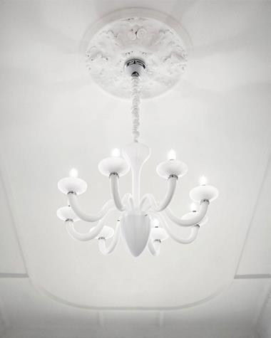 Lámpara de colgar WHITE LADY | WHITE/LADY/019383/5/PEQ60 | IDEAL LUX | Keisu, iluminación y diseño.