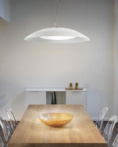 Lámpara de colgar LENA | LENA/COLGAR/64/BLANCO/035727 | IDEAL LUX | Keisu, iluminación y diseño.